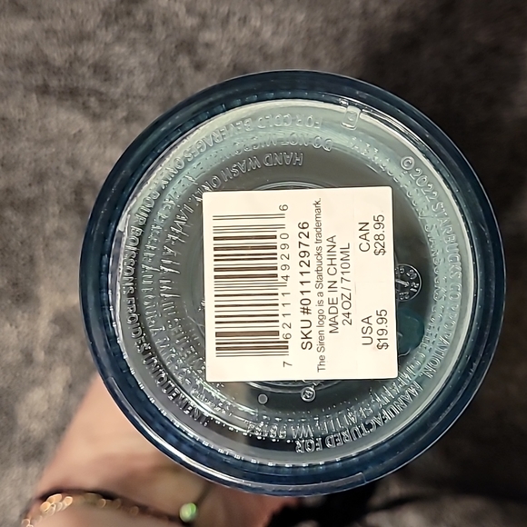 🎉HPx3🎉 Starbucks Mermaid Scale Iridescent Acrylic Tumbler - Picture 5 of 5